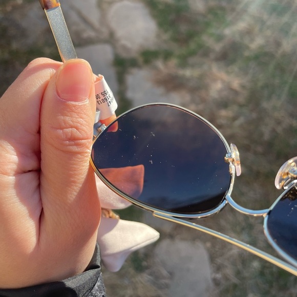 Tory Burch NWT Gold Aviator Sunglasses - Picture 15 of 16